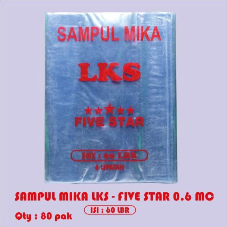 

Sampul bukuSampul plastik mika LKS 1pak6lbr KODE U8G3