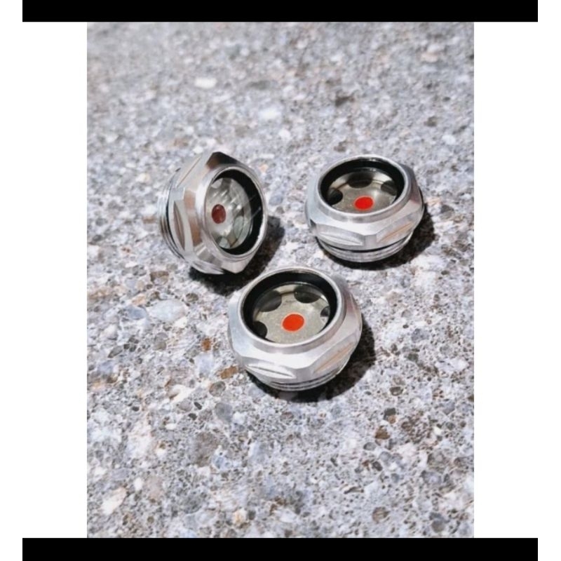 Baut tutup filter oli mesin transparan Honda Vario Scoopy app PCX Spacy