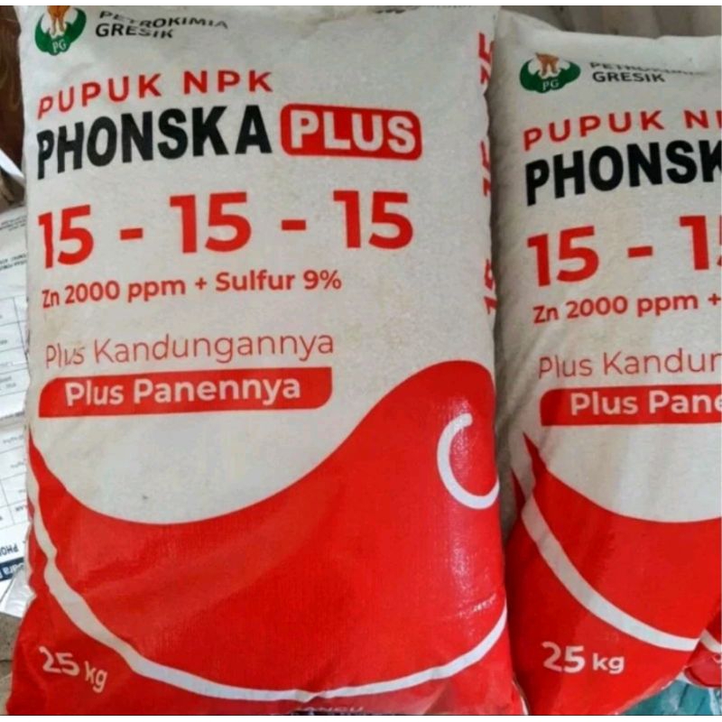 25 KG NPK PHONSKA PLUS 15 15 15 + S - PUPUK NPK MAJEMUK
