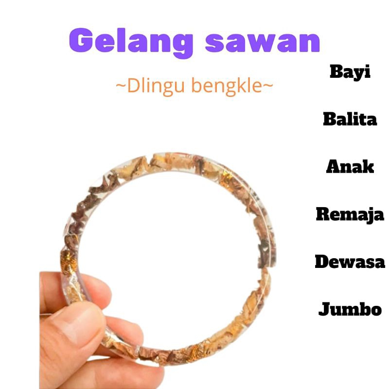 COD GELANG SAWAN KARIANGO ORIGINAL KASUMBA TURATE bayi/balita/anak gelangsambetan bangle nama gelang