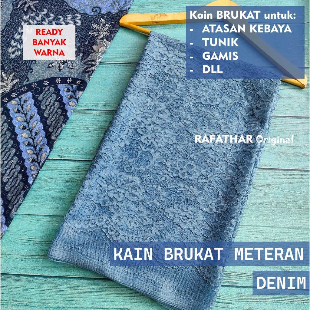 KAIN BRUKAT METERAN KAIN BROKAT METERAN KEBAYA MODERN BAHAN KEBAYA BRUKAT BAHAN BRUKAT METERAN KAIN 