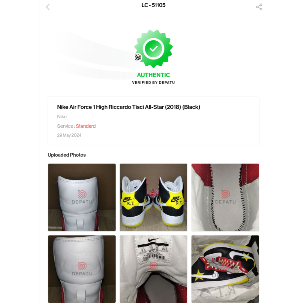 Nike Air Force 1 High Riccardo Tisci All-Star (2018) (Black)