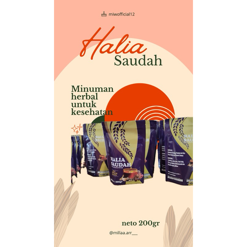 

HALIA SAUDAH MINUMAN JAHE MERAH