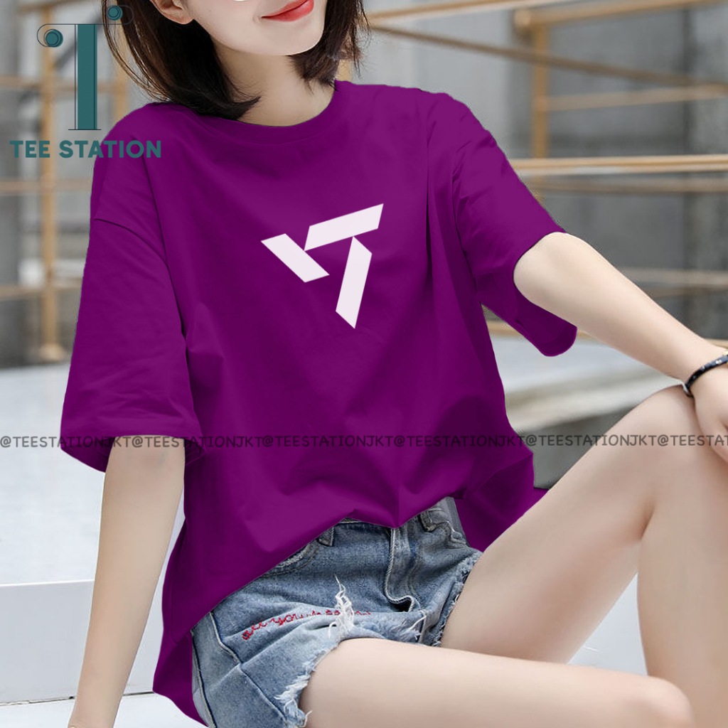 KAOS SEVENTEEN LOGO KOREAN KOREA LUCU T-SHIRT FASHION WANITA PRIA COWOK CEWEK KATUN PREMIUM DISTRO L