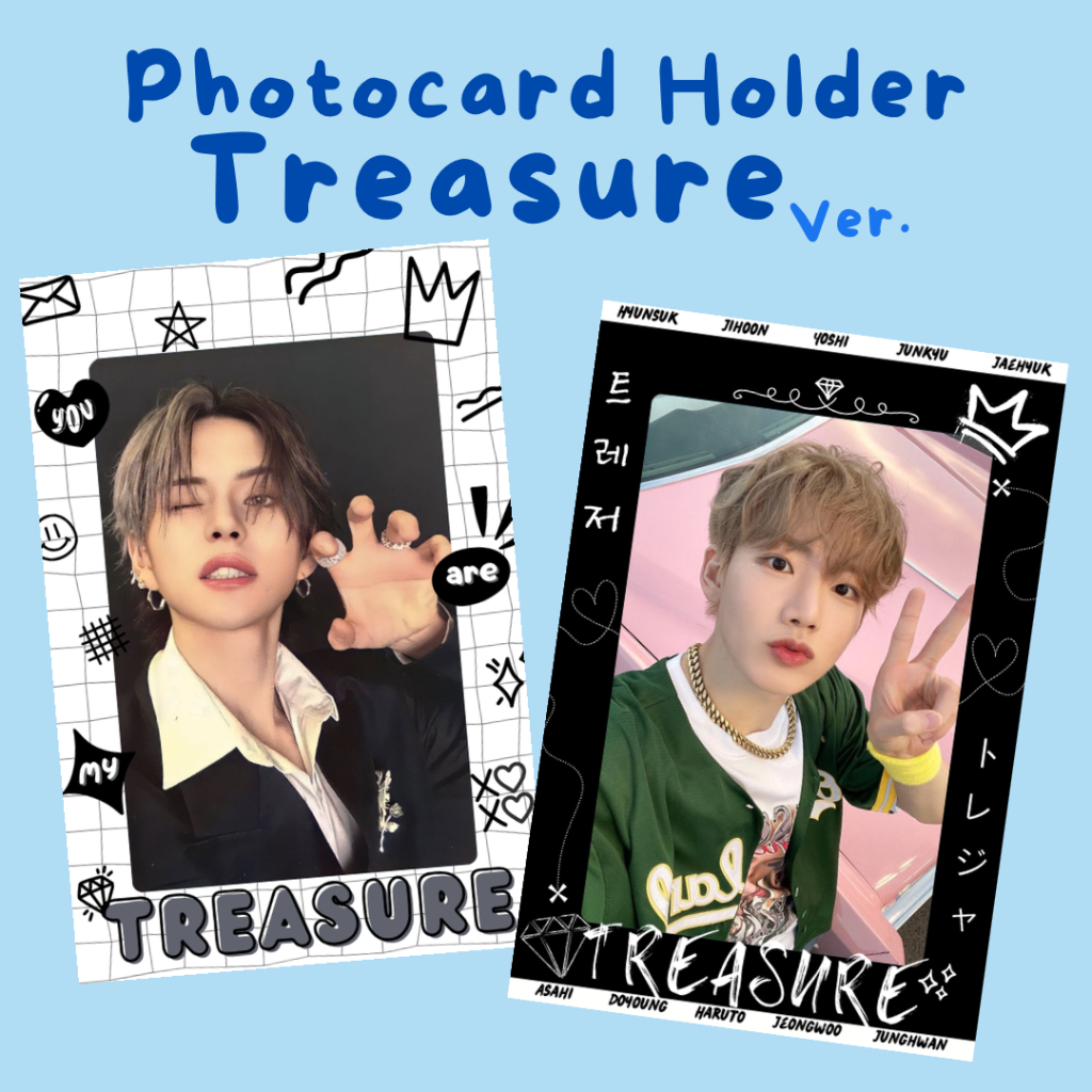 Photocard Holder Treasure version / Cahol / PC Holder / teume / treasure maker / hyunsuk jihoon yosh