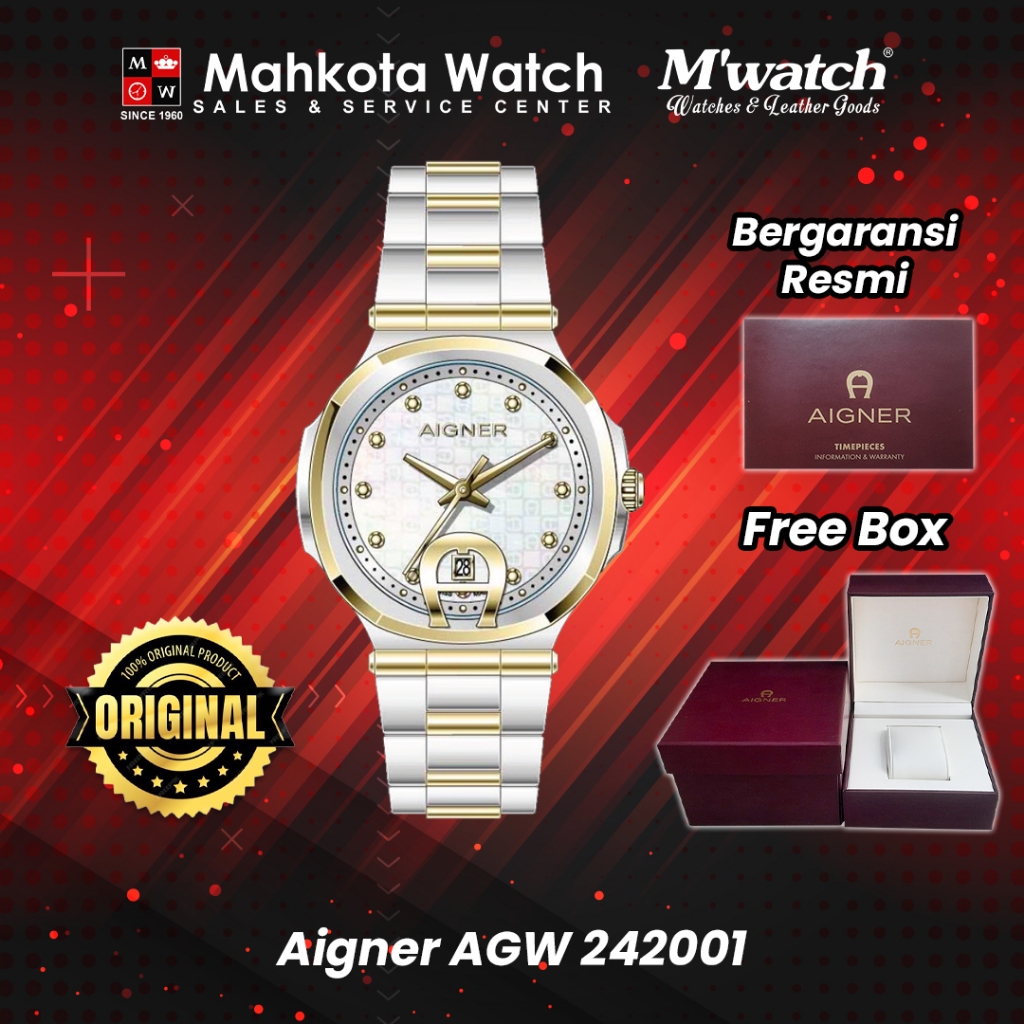 JAM TANGAN WANITA AIGNER AGW242001