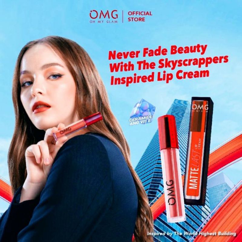 GROSIR - OMG - OH MY GLAM MATTELAST LIPCREAM