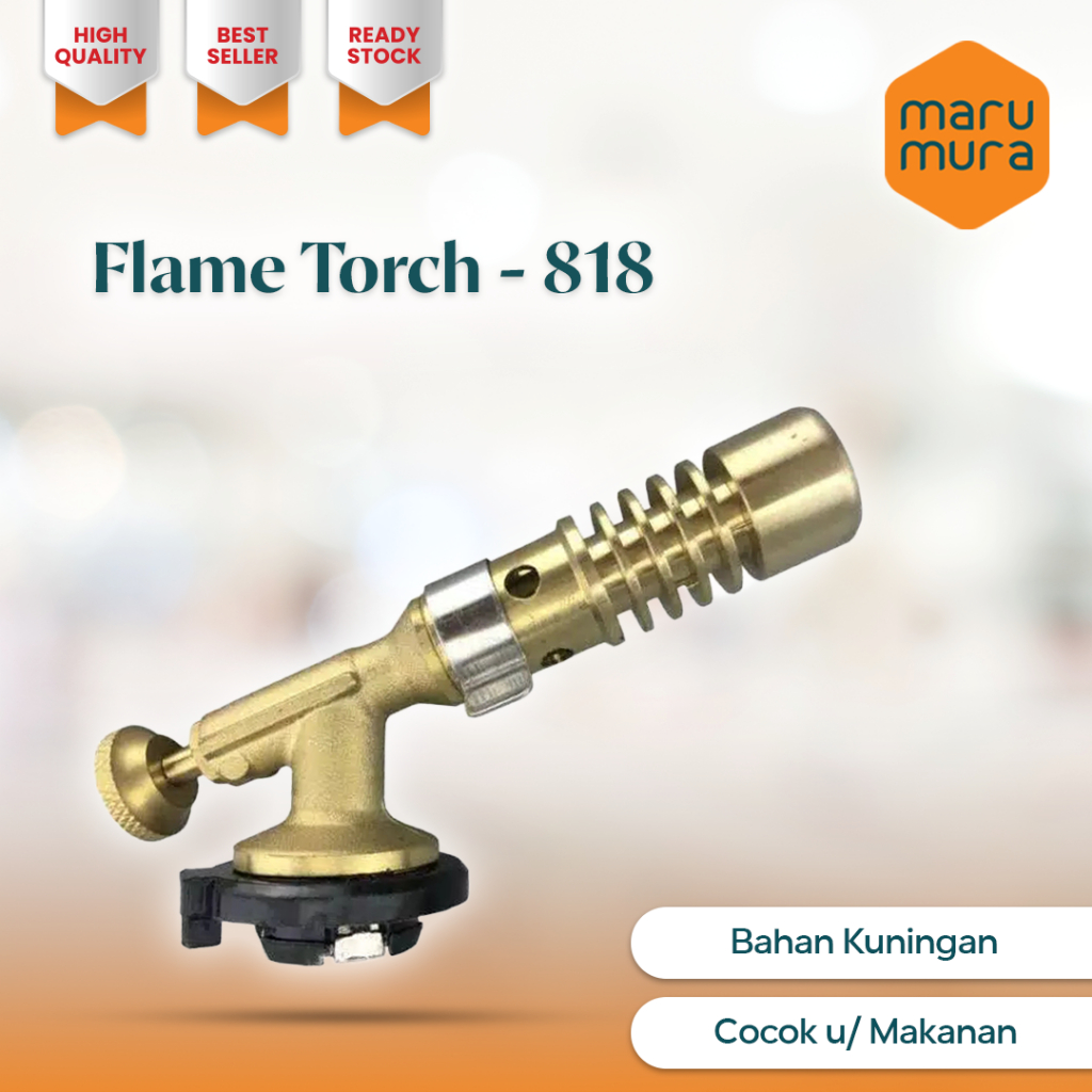 Terbaik Marumura Flame Torch - 818 Portable Gas Torch Flame Gun Brass + Hi Cook