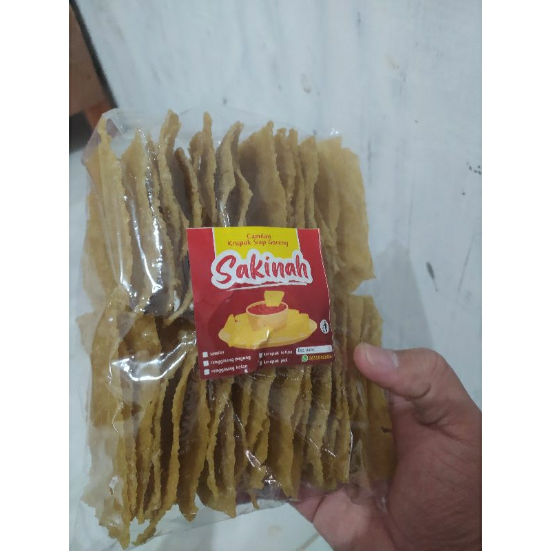 

(250gr) Krupuk Puli, Gendar, Lempeng, isi -+40biji