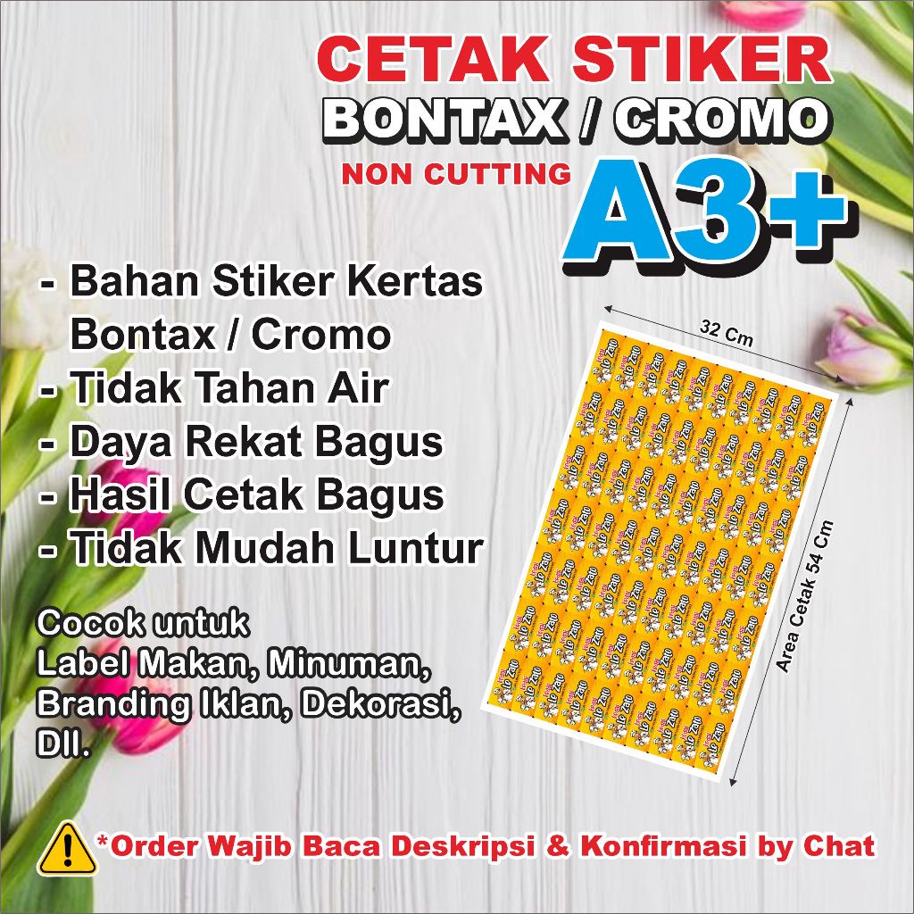 

STIKER BONTAK CROMO / KERTAS