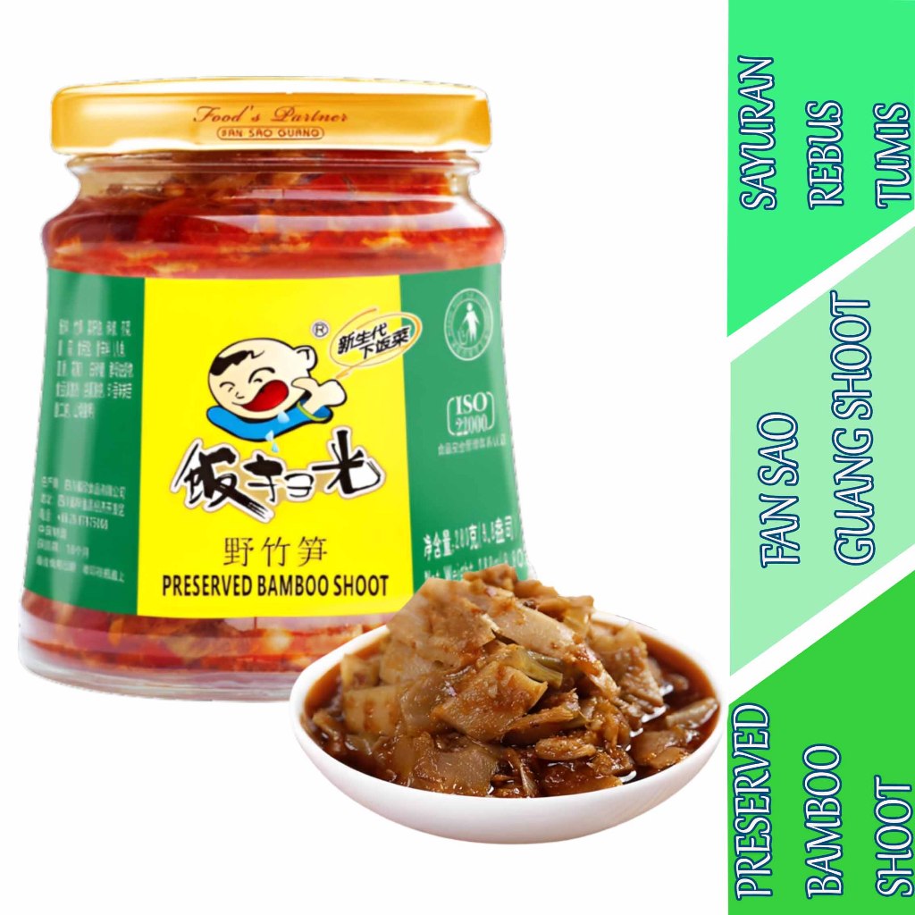 

Sayuran Rebus Tumis - Fan Sao Guang - Preserved Bamboo Shoot - 280gr