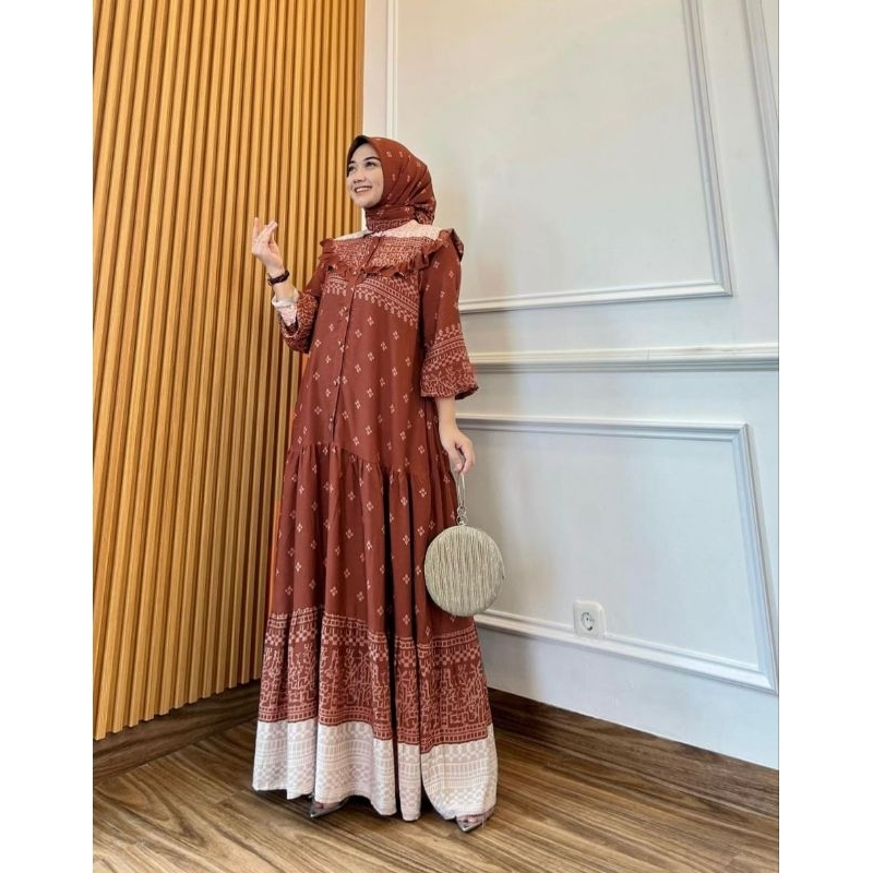 NEW RAISA SET HIJAB SERIES GAMIS SET HIJAB TERLARIS GAMIS SYAR'I MUSLIMAH KEKINIAN DRESS BUSUI VIRAL