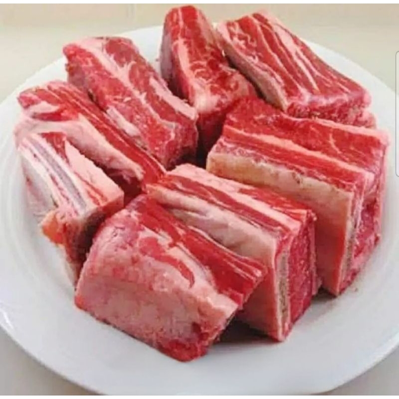 

Iga Super / Short Ribs Potong 3x3 cm kemasan 1kg