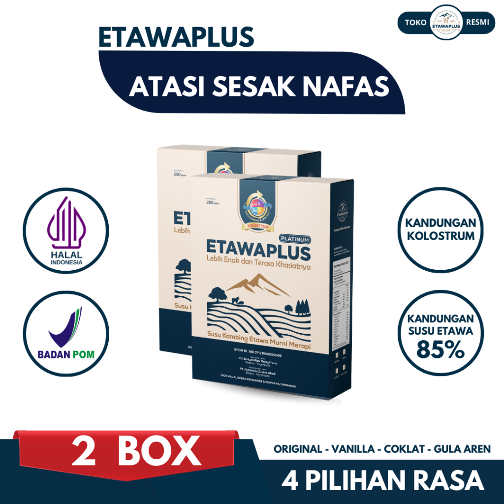 

Etawaplus - Paket 2 Box - Susu Kambing Etawa 100% Asli Original
