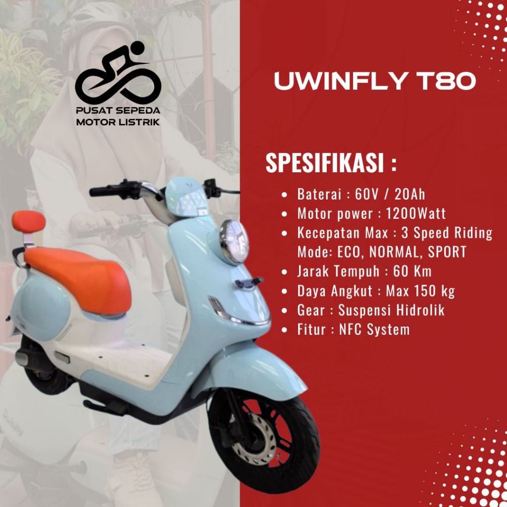 MOTOR LISTRIK UWINFLY T80