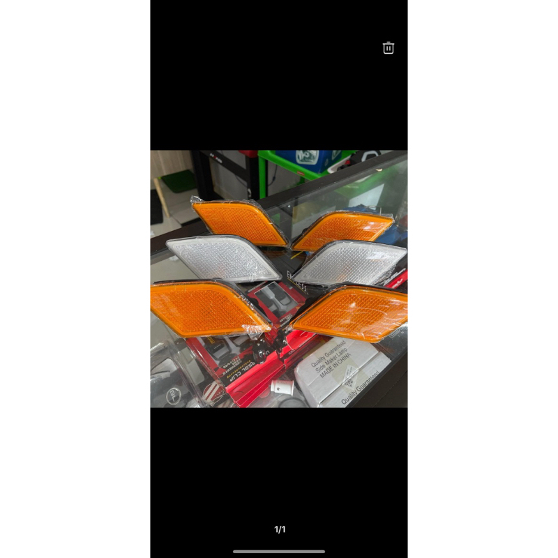 side marker kuning dan putih