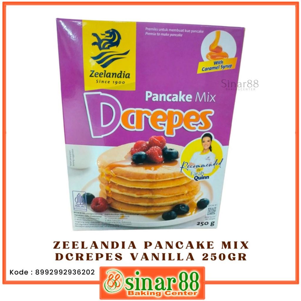 

ZEELANDIA PANCAKE MIX DCREPES VANILLA 250GR