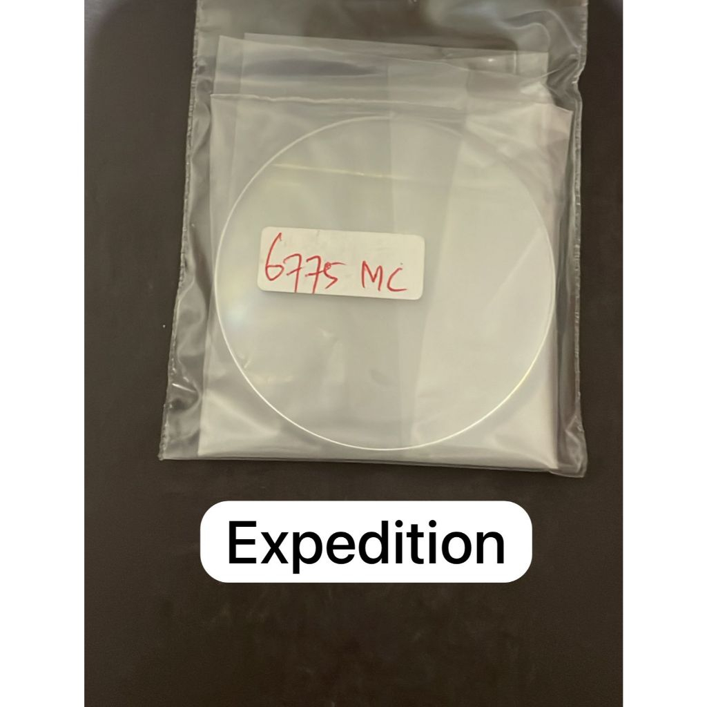 kaca jam tangan pria expedition 6775MC original