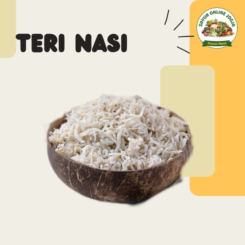 

Teri nasi 50Gr - PAWON MAMI SAYUR ONLINE JOGJA