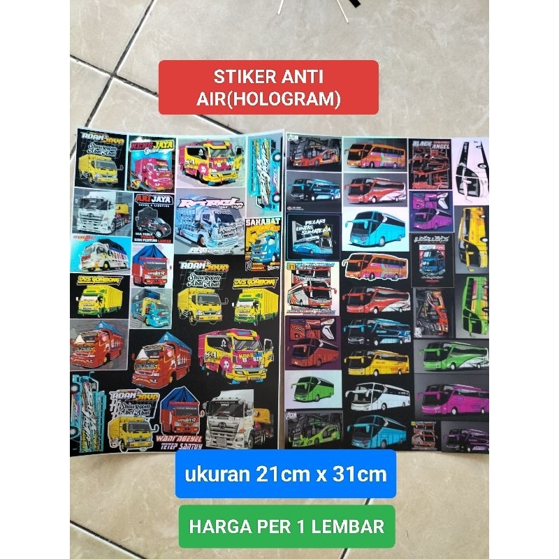STIKER TRUK | STIKER TRUK OLENG | STIKER TRUK MODIF | STIKER BUS | BUS MANIA | STIKER PACK | STIKER 