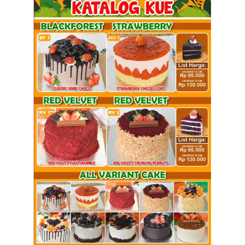 

NATURE CAKES CAKE READY STOCK SIAP KIRIM YA