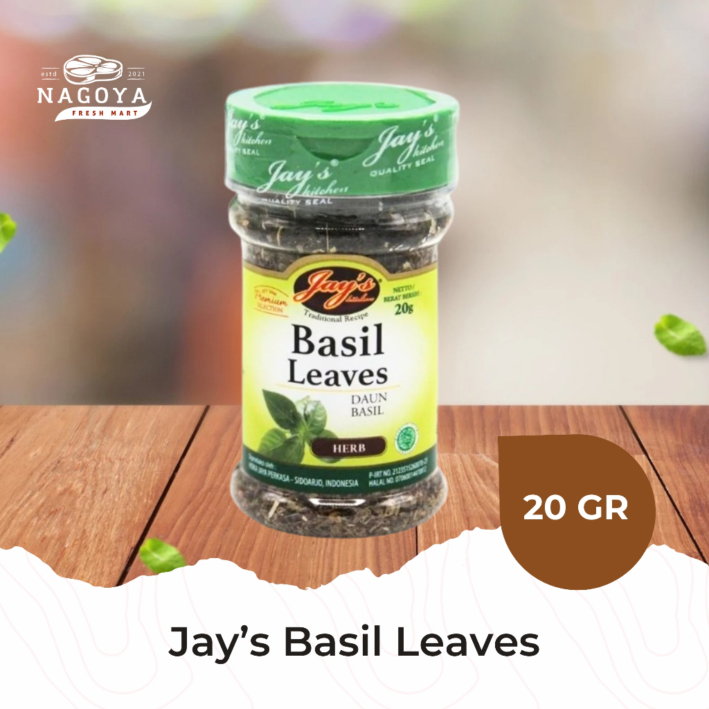 

Jay's Basil Leaves - 20 GR | Grill Master | Bumbu Masak