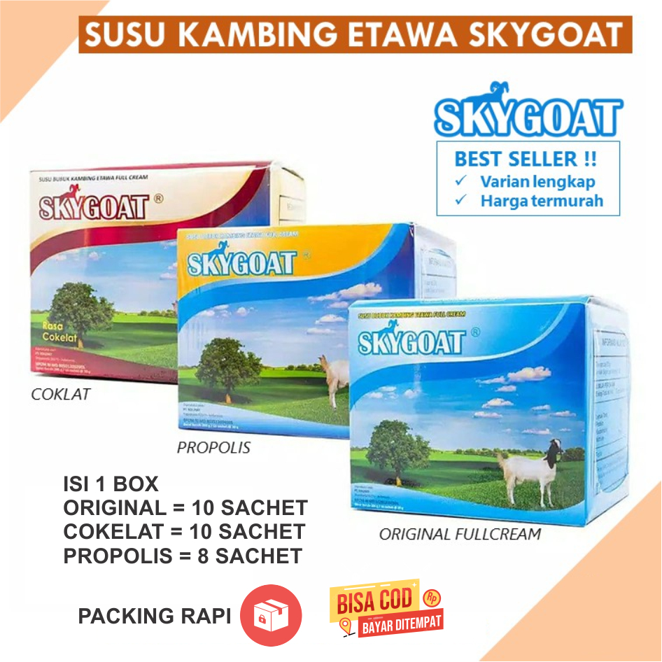 

PAKET 4 BOX SUSU KAMBING SKYGOAT/ SKY GOAT TERMURAH