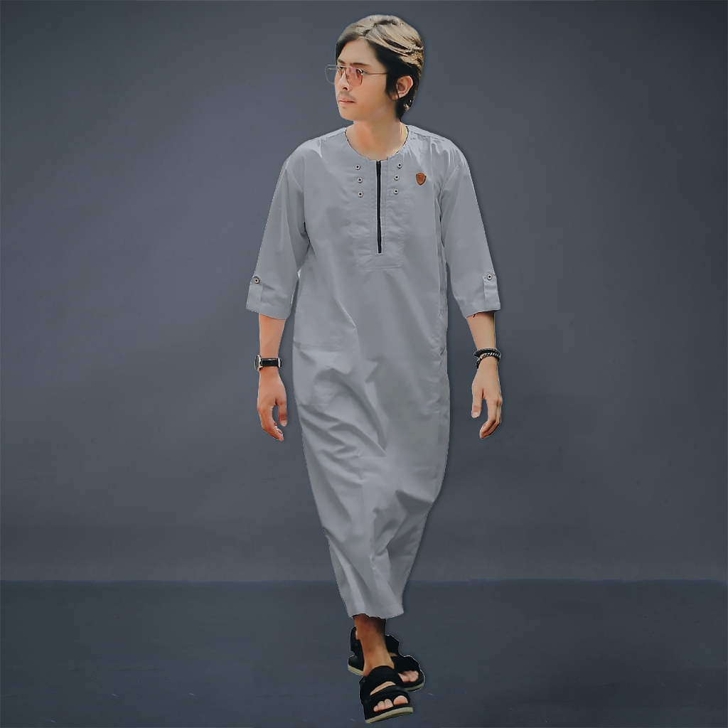 ORIGINAL Kawan Muslim - Jubah Pria Dewasa/Gamis Pria Dewasa/Jubah Gamis Pria Kawan Muslim Bahan