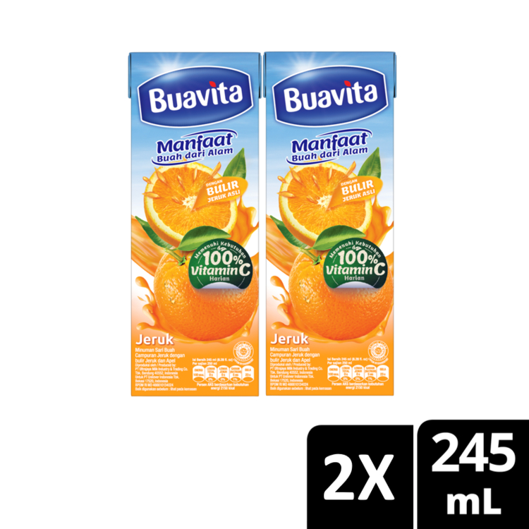 

Buavita Orange 250ml Twin Pack