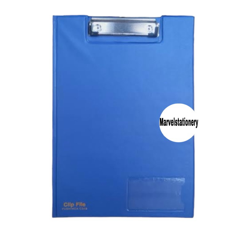 

Clipboard With Cover Yushinca C-318 Papan Jalan Clip File Deluxe Folio