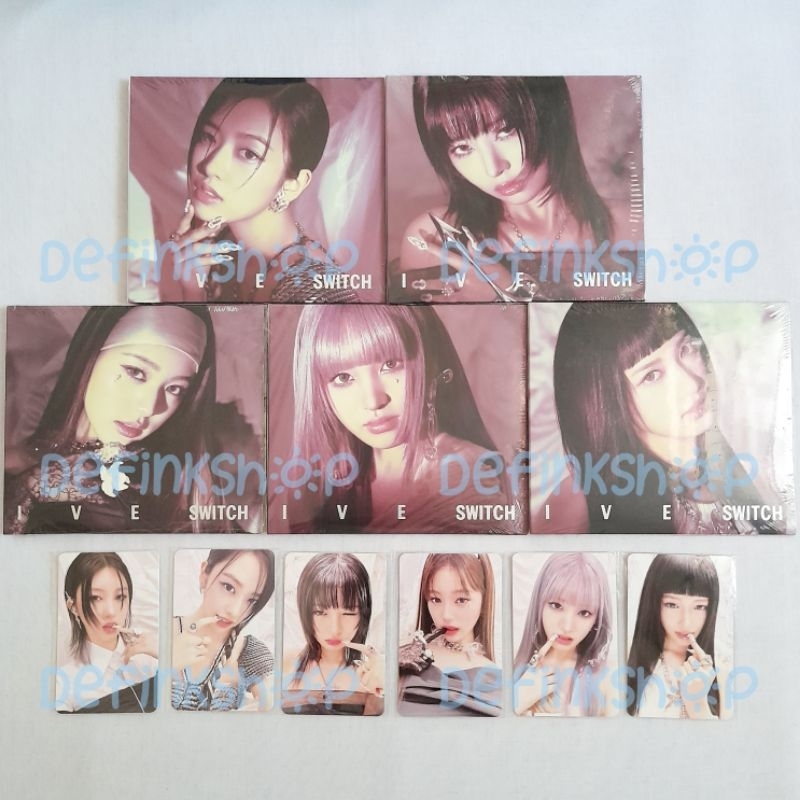 [READY STOCK] Album IVE - IVE SWITCH Digipack Digi ver Sealed POB Web SSQ Heya PC Cover Gaeul Yujin 