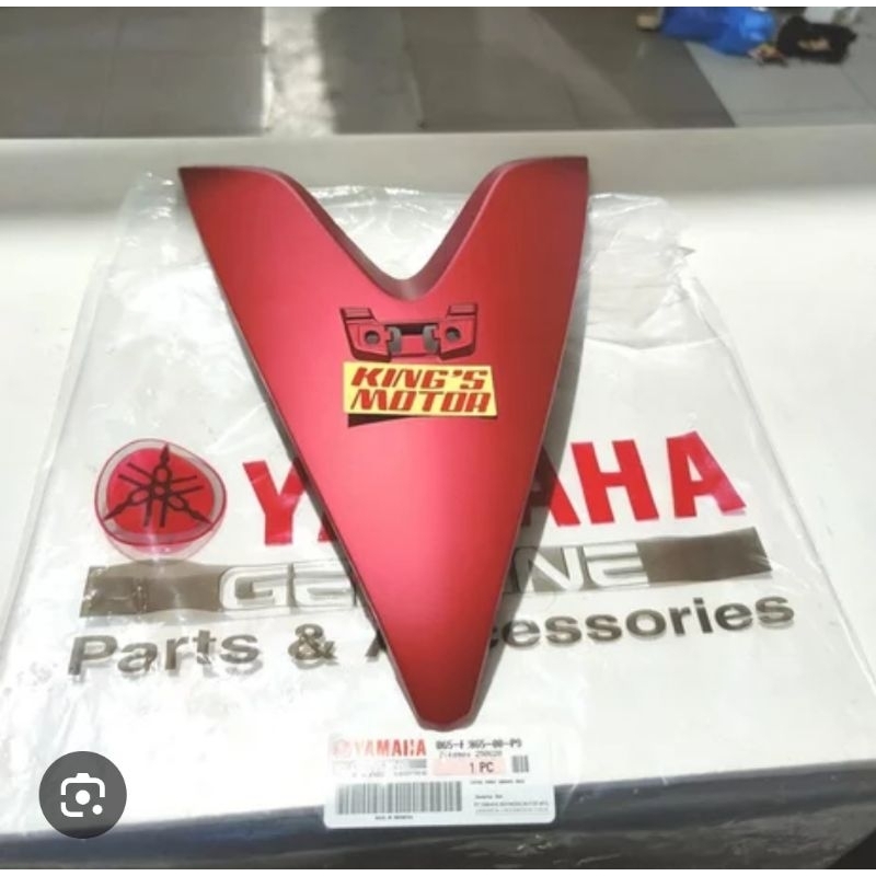 tameng depan aerox 155 merah doff ori yamaha