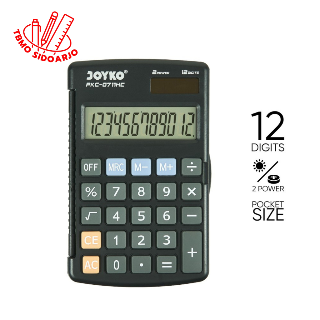 

TBMO Calculator / Kalkulator Joyko PKC-0711HC / 12 Digits