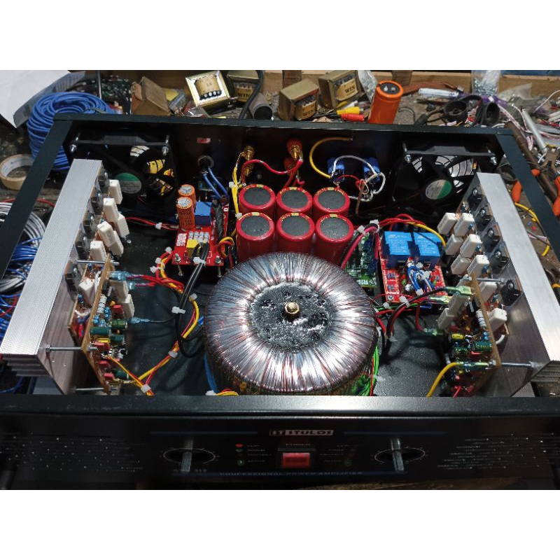 power Amplifier Rakitan Trafo donat 15 Amper murni CT 55