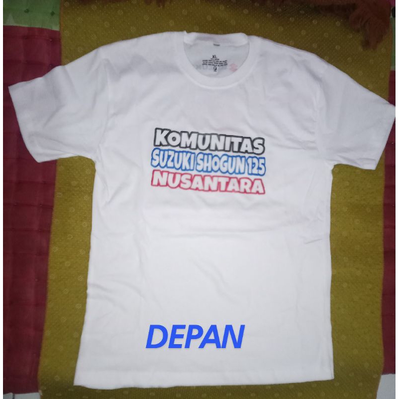 KAOS GRUP KOMUNITAS SUZUKI SHOGUN 125 NUSANTARA (FREE STICKER)