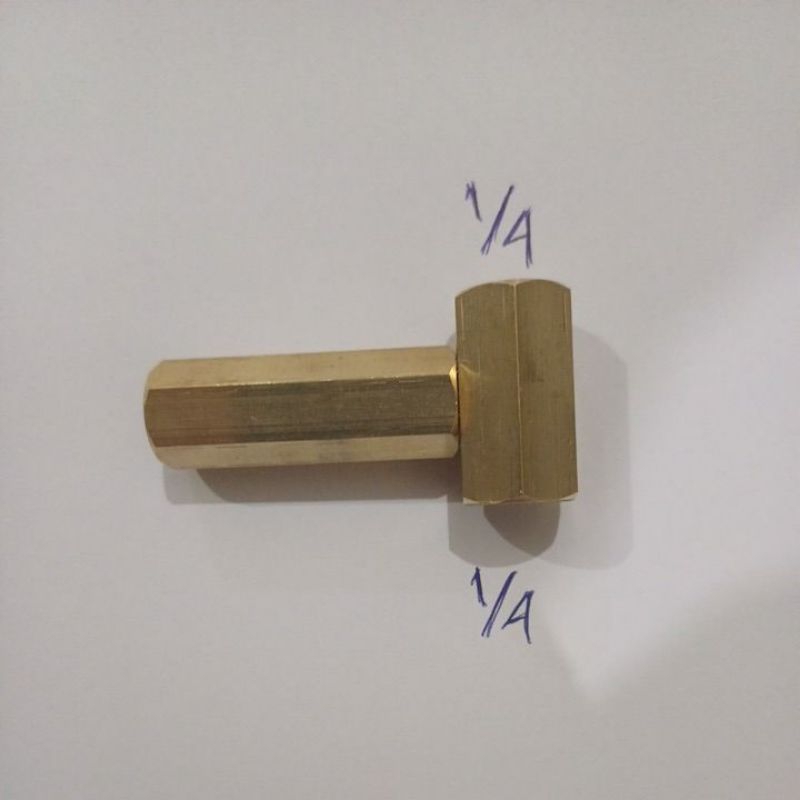 Nepel T tabung infus untuk service injektor motor