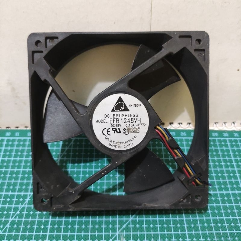 FAN DC BRUSHLESS MODEL EFB1248VH 48V 0.15A FAN DC BALL BEARING DELTA