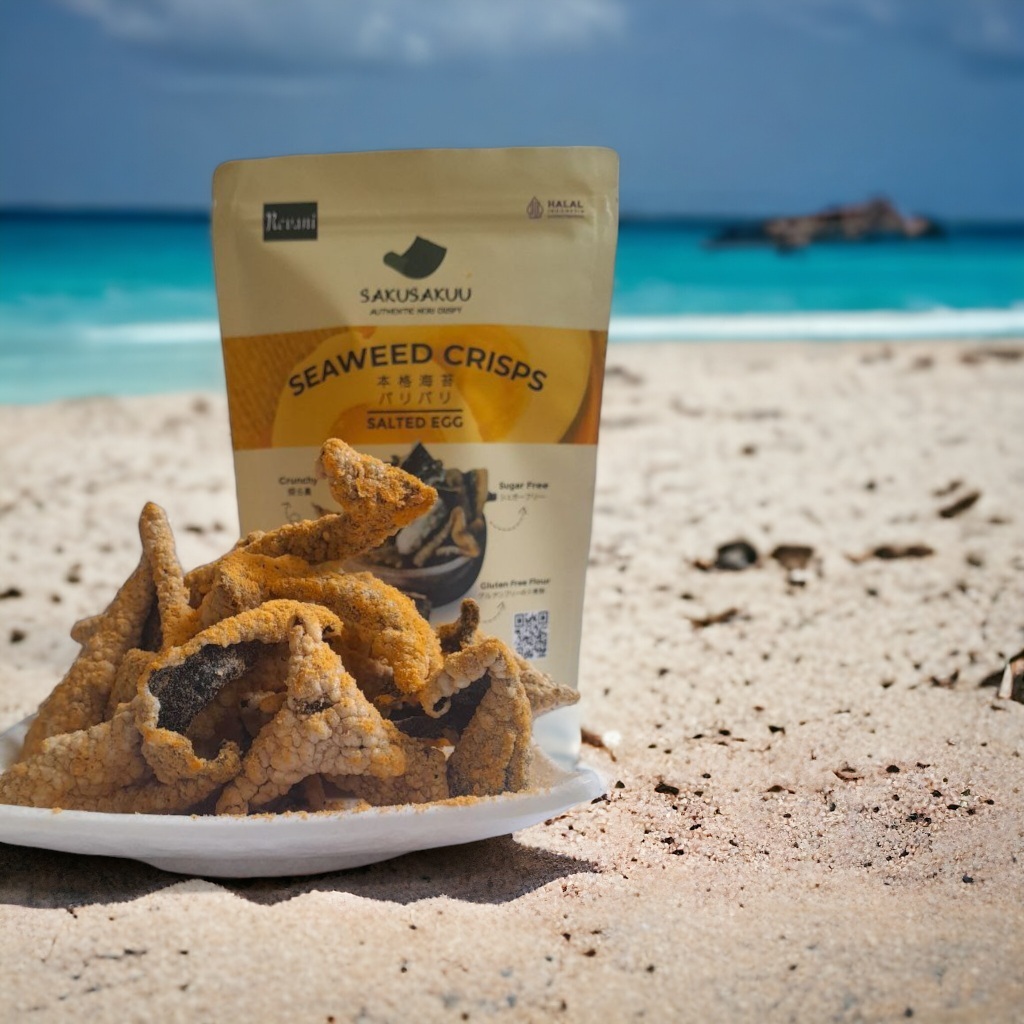 

Keripik Rumput Laut - Seaweed Crisps Salted Egg