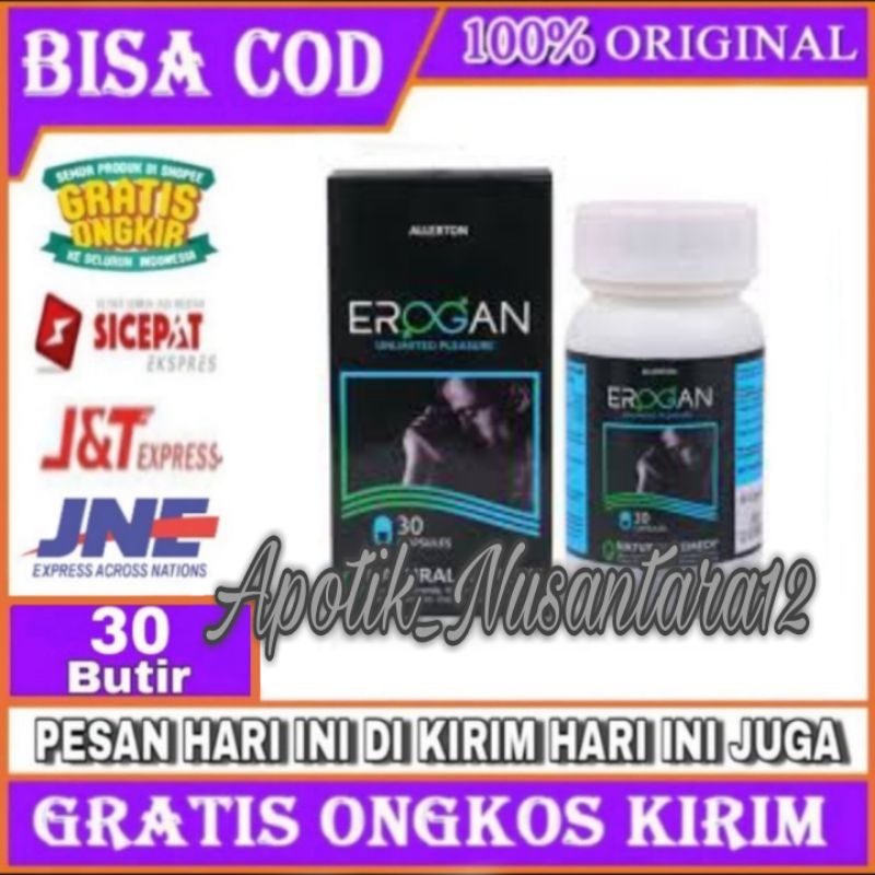 EROGAN ASLI ORIGINAL USA BOTOL 30 CAPS