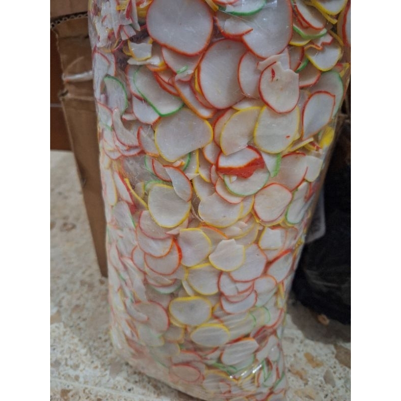 

Kerupuk Mentah Kerupuk Warna Warni Rasa Bawang Yopie - 500 gr