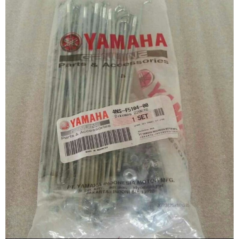 ruji velg depan jari jari velg depan f1zr asli yamaha