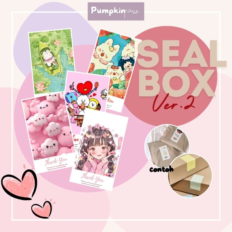 

Seal Box/Stiker Segel Box/Stiker Terima kasih