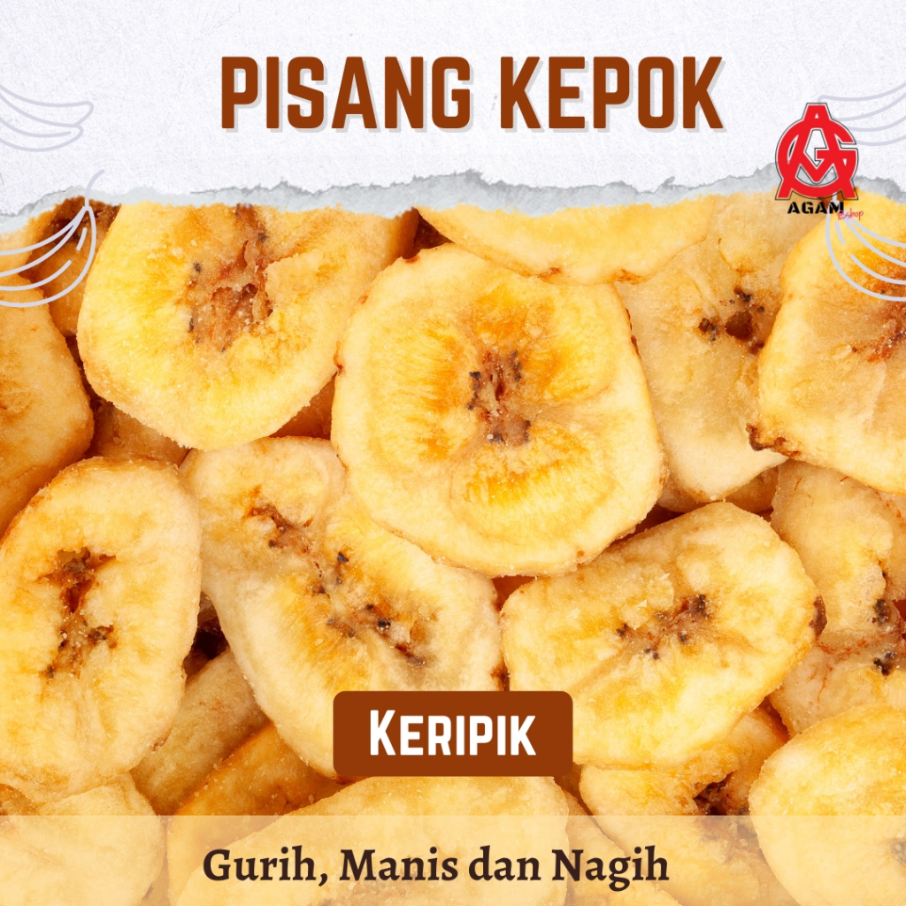 

KERIPIK PISANG KEPOK MANIS GURIH / COIN PISANG