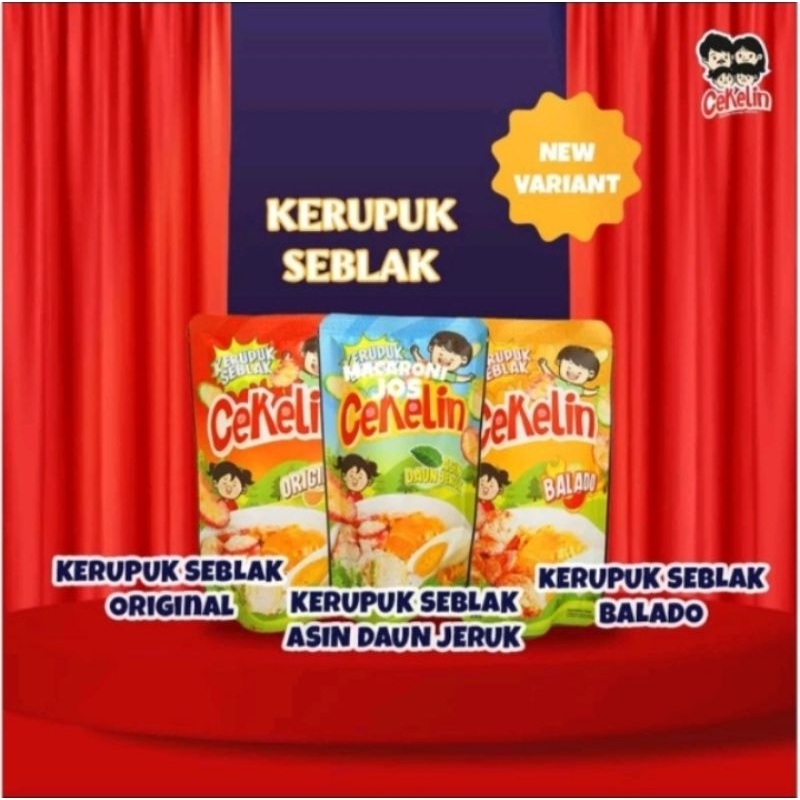 

Kerupuk Seblak Cekelin | Jajanan Jadul Enak Viral (50gr)