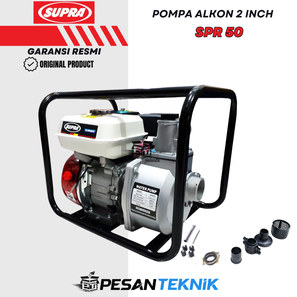 Mesin Pompa Air Bensin 2 inch Pompa irigasi Alkon SUPRA SPR50