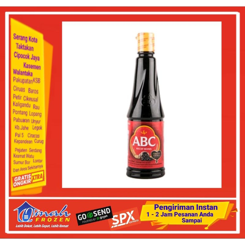 

Kecap Abc Botol 135ml,kecap botol kecil, Frozen Serang