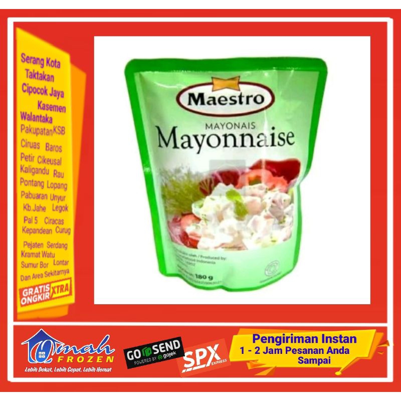 

Mayonaise Maestro 180g, Mayones, Frozen Serang
