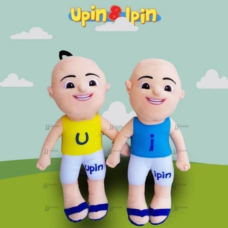 boneka upin ipin/boneka ipin/boneka upin/boneka lucu/boneka murah                           Berkuali
