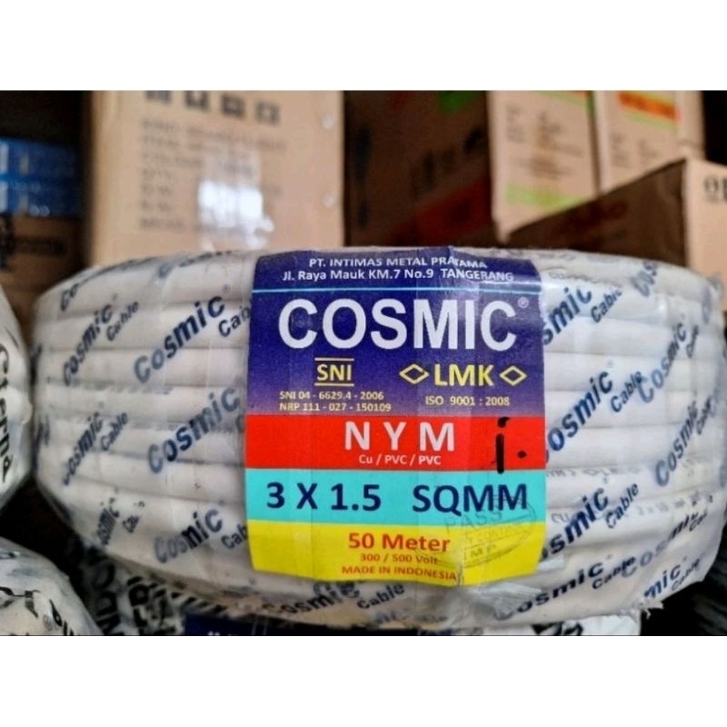 Cosmic Kabel NYM 3x1.5 per meter