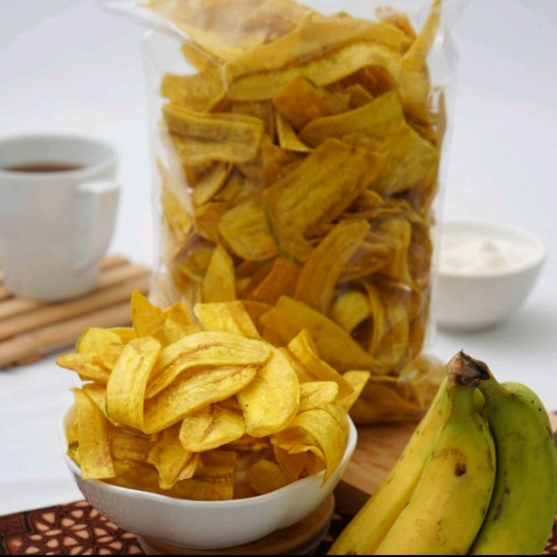 

Keripik Pisang Raja Asin Gurih 250 Gram
